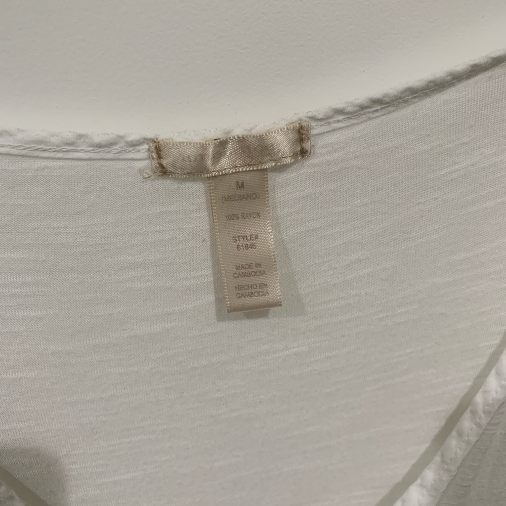 White Basic Tee - Picture 2 of 3